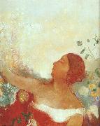 Odilon Redon The Predestined Child oil on canvas